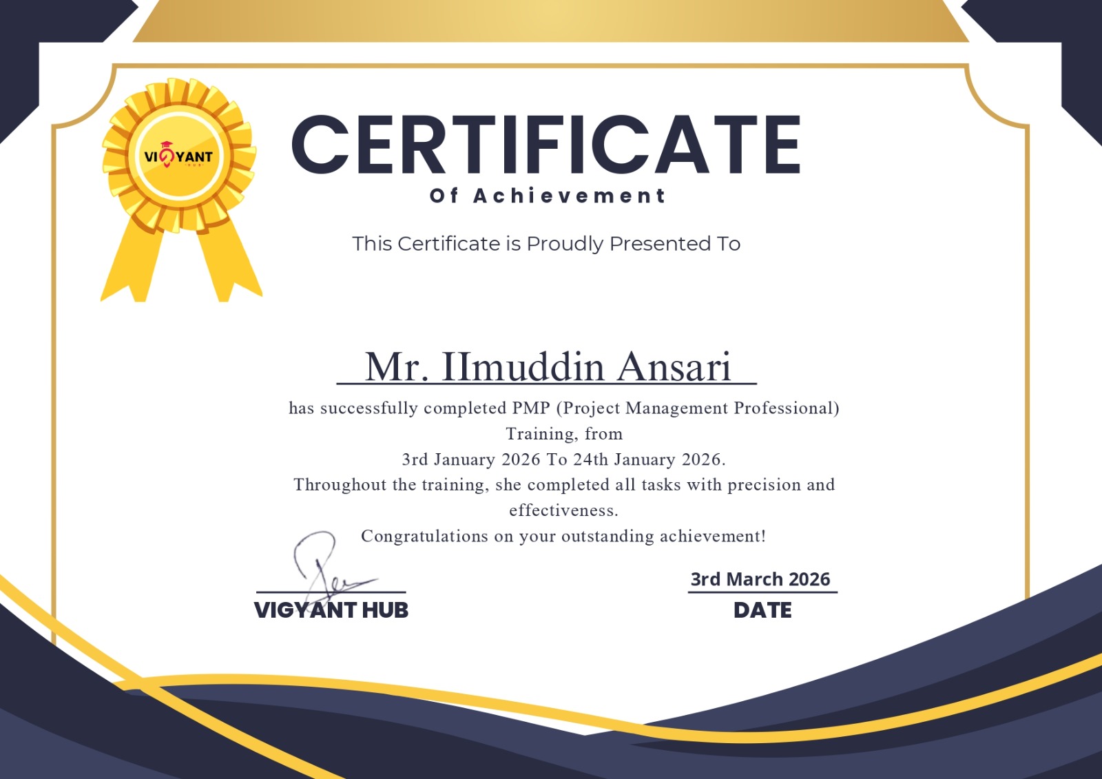 certificates